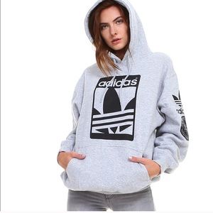 Adidas pullover hoodie box logo 5 starts rating